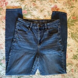 American Eagle Outfitters Blue Skinny Jeans Classic Style